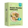 Hethstia Konjac Noodles, 10 Packs Shirataki Noodle Fettuccine Shape Pasta - Keto, Vegan, Gluten Free, Low Carb, Sugar-Free, Low-Calorie for Healthy Diets, Ready-to-Eat view 1