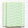10000 pcs Disposable Paper Drinking Straws Wholesale, Cheap Restaurant Cafe Beverage Cocktail Juice Bar Baby Shower Wedding Spring Easter Craft Lollipop Cake Pop Sticks (Mint Green Stripe) view 1