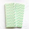 10000 pcs Disposable Paper Drinking Straws Wholesale, Cheap Restaurant Cafe Beverage Cocktail Juice Bar Baby Shower Wedding Spring Easter Craft Lollipop Cake Pop Sticks (Mint Green Stripe) view 2