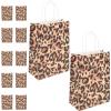 jojofuny 12pcs Creative Animal Pattern Paper Shopping Bags Handles Sturdy Tote Bags for Parties Festivals and Crafts for Storing Presents and Candy view 4