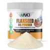 AKI Flaxseed Oil Powder - Packed with Essential Nutrients Like Omega-3 Fatty acids, Fiber, & Lignans - Free from Artificial Additives, Made with Ideal Quality Ingredients (5.30oz/150g) view 1