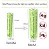 GSUIVEER Rechargeable Solar Light Batteries AAA NiMh 600mAh 1.2V for Outdoor Garden Lights (20 Pack) view 4