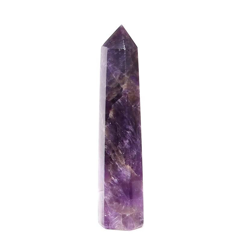 Aport Home Presents Amethyst Pencil Wand Dark Purple Faceted Reiki Chakra Meditation Therapy (3) #Aport-5926