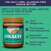 Finally Nut Free Cookie Butter Spread - Speculoos Inspired Spread, Lower Sugar, Plant-Based Chickpea Spread, Top-9 Allergen Free, Vegan & School Safe view 3