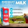 Blue Valley Shelf Stable Milk,Whole, with vitamin D - long life milk no refrigeration needed 32 Fl Oz-(6 PACK) Cholov Yisroel, UHT Pasteurized Milk boxes tetra pak. view 4