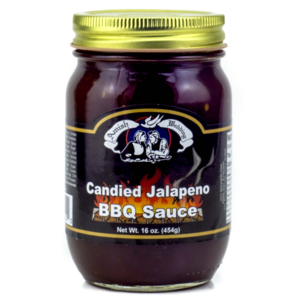 Amish Wedding Candied Jalapeno BBQ Sauce 16oz