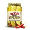 Wickles Pickles Dirty Dill Spears (6 Pack) - Hot Pickles - Kosher Dill Spears - Extra Dirty, Super Spicy, Wickedly Delicious (24 oz. Jars) view 1