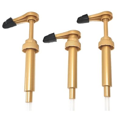 Coffee Syrup Pump with Tip Cover. Fits Torani, DaVinci and Skinny Syrups 750ml (25.4 fl.oz) Bottles (Pack of 3). FDA Compliant. BPA Free. Product of Bayside Traders
