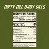 Wickles Pickles Dirty Dill Baby Dills (6 Pack) - Spicy Kosher Dill Pickles - Extra Dirty, Super Spicy, Wickedly Delicious Spicy Dill Pickles (24 oz. Jars) view 2