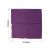 Efavormart 50 Pack | 2 Ply Soft Purple With Gold Foil Edge Party Paper Napkins, Dinner Cocktail Beverage Napkins view 3