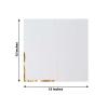 Efavormart 50 Pack | 2 Ply Soft White With Gold Foil Edge Party Paper Napkins, Dinner Cocktail Beverage Napkins view 3
