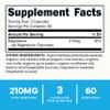Type Zero Magnesium Glycinate (210mg | 180 Capsules) Pure, Non-GMO, Gluten Free, Natural High Absorption Magnesium Supplement view 2