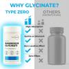 Type Zero Magnesium Glycinate (210mg | 180 Capsules) Pure, Non-GMO, Gluten Free, Natural High Absorption Magnesium Supplement view 3