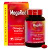 MegaRed 350mg Omega 3 Supplement with EPA/DHA, Astaxanthin & Phospholipids, No Fish Oil Aftertaste Supports Heart, Brain, Joint and Eye Health, 120 Count Softgels (2 Pack) view 2