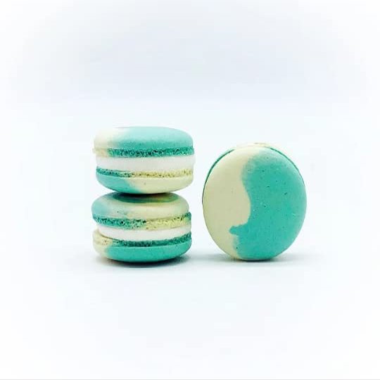 12 Pack| Minty Lime Vegan Macaron