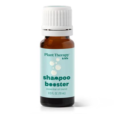 Plant Therapy Kids Shampoo Booster Essential Oil Blend 10 mL (1/3 oz) Naturally Cleanse Buildup, Soften & Strengthen Hair