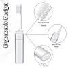 Rtteri 50 Pcs Travel Toothbrush Kit Bulk Folding Tooth Brush with Cover Transparent Potable Travel Size Mini Toothbrush Small Foldable Manual Tooth Brushes for Adult Camping School (Clear) view 3