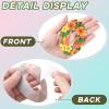 Panelee 25 Pcs Adhesive Patch Compatible with Dexcom Sweatproof Colorful Floral Variety Pre Cut Adhesive Tape, Glucose Monitor Protection (G6) view 3