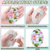 Panelee 25 Pcs Adhesive Patch Compatible with Dexcom Sweatproof Colorful Floral Variety Pre Cut Adhesive Tape, Glucose Monitor Protection (G6) view 4