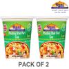 Rani Pudina Bhel Puri Cup (Spicy & Crunchy Indian Snack w/ mouth watering Indian Chutneys) 3.5oz (100g), Pack of 2 ~ Ready to Eat | Vegan | NON-GMO | Indian Origin view 4
