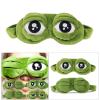 Jojomis Frog Blindfold Sleep Masks Girls Eye Masks Sleeping Cotton Blackout Blindfolds Women Men Kids Animal 3D Breathable Eye Cover Travel Vacation Necessary view 3