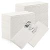 White Dinner Napkins Disposable - 100Pack Linen-Feel Paper Napkins with Built-in Flatware Pocket, Prefolded Cloth Like Paper Napkins Bulk For Dinner, Wedding, Party or Everyday Use view 1