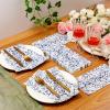 Karenhi 200 Pcs Blue Paper Hand Towels 2 Ply Blue Floral Bathroom Guest Napkins Flower Decorative Disposable Napkins Wildflower Disposable Bathroom Towels for Wedding Birthday Party Baby Shower view 3