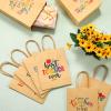 PerKoop 36 Pcs Teacher Appreciation Gift Paper Bag with Handles, Thank You Teacher Treat Present Bags for Teacher Appreciation Week, Birthday, Christmas Supplies(Kraft) view 4