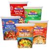 Rani Bhel Puri Cups 5 Flavors-in-1 Set (Regular, Roasty, Mango, Schezuan, Pudina) 3.5oz (100g), Pack of 5 ~ Spicy & Crunchy Indian Snack | Ready to Eat | Vegan | NON-GMO | Indian Origin view 1