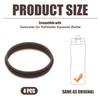 4pcs Replacement Gasket Compatible with Gatorade Water Bottle, Silicone Lid Seal Replacement for 30 oz Gatorade Gx Bottle Rubber Seal Ring Replacement Accessories Part for 30oz Gatorade GX Pods view 2