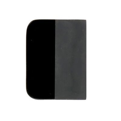 Black 4inch PPF TPU Rubber Squeegee Automotive Window Tint Wiper for Car Film Installing Vinyl Wrap PPF Application (Black Square)