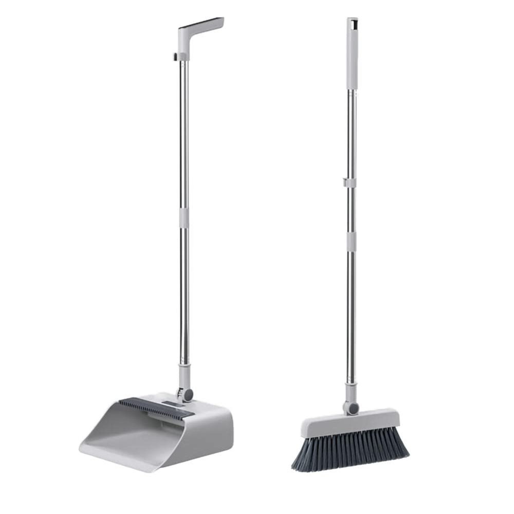 FEMUN,Broom and Dustpan Set,Kitchen Broom,Broom and Dustpan Set Heavy Duty,Cheap Broom,Folding Broom,Broom Set-Applicable to Bedroom, Living Room, Office, Study, Classroom, Bathroom, Dining Room