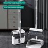 FEMUN,Broom and Dustpan Set,Kitchen Broom,Broom and Dustpan Set Heavy Duty,Cheap Broom,Folding Broom,Broom Set-Applicable to Bedroom, Living Room, Office, Study, Classroom, Bathroom, Dining Room view 3