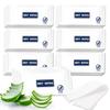 200 Pack Wet Wipes Individually Wrapped, Individual Hand Wipes, Unscented Travel Wipes, Clean Hands Quickly, Wet Wipes Bulk for Homeless, Suitable for Restaurant, Wedding, Barbecue, Blue view 1