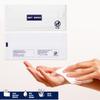200 Pack Wet Wipes Individually Wrapped, Individual Hand Wipes, Unscented Travel Wipes, Clean Hands Quickly, Wet Wipes Bulk for Homeless, Suitable for Restaurant, Wedding, Barbecue, Blue view 4