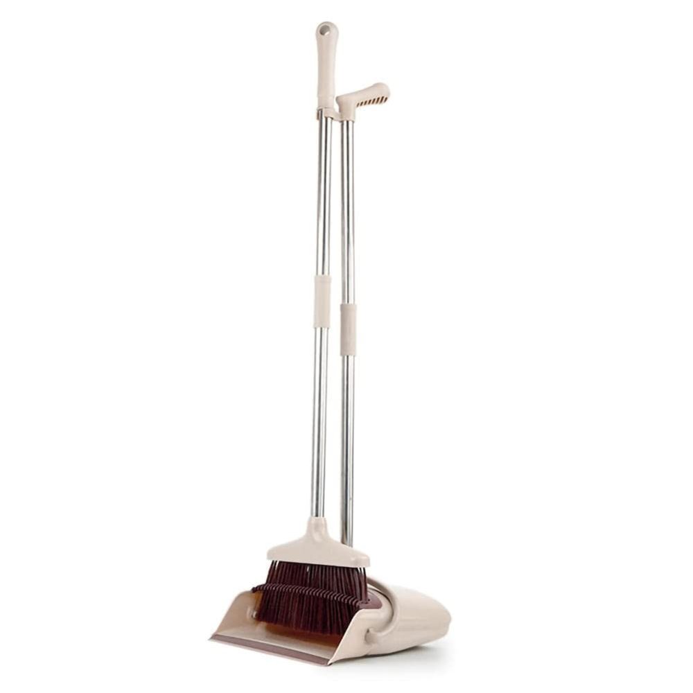 FEMUN,broom,broom and dustpan set,broom and dustpan set for home,kitchen broom,brooms for sweeping indoor,folding broom-applicable to living room,bedroom,kitchen,study,reading room,classroom bathroom.