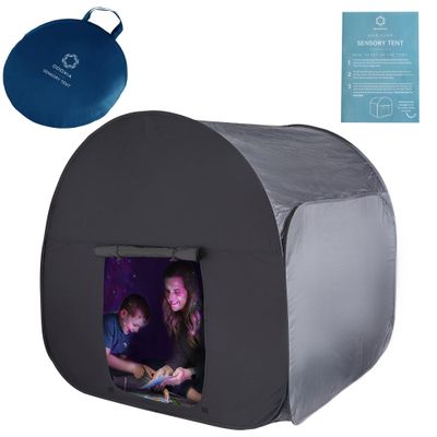 Sensory Tent | Calm Corner for Children to Play and Relax | Sensory Corner | Helps with Autism, SPD, Anxiety & Improve Focus | Black Out Sensory Tents for Autistic Children | Big