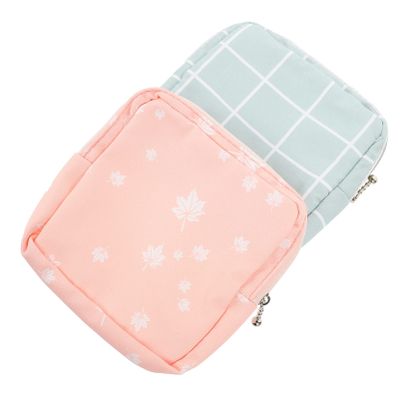 Healifty Outdoor Decor Maxi Pads 2 Pack Napkin Storage Bag, Period Bags for Teen Girls, Women, Ladies, Period Pouch with Zipper for Napkins Outdoor Decor Maxi Pads