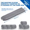 6pcs Dusters Replacement Cloth Retractable Gap Dust Cleaner Cloths, Reusable Microfiber Cloth Cover Washable, Under Furniture Duster Refill for Home Kitchen Household Wall Couch Cleaning Supplies view 2