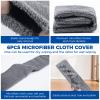 6pcs Dusters Replacement Cloth Retractable Gap Dust Cleaner Cloths, Reusable Microfiber Cloth Cover Washable, Under Furniture Duster Refill for Home Kitchen Household Wall Couch Cleaning Supplies view 3
