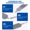 6pcs Dusters Replacement Cloth Retractable Gap Dust Cleaner Cloths, Reusable Microfiber Cloth Cover Washable, Under Furniture Duster Refill for Home Kitchen Household Wall Couch Cleaning Supplies view 4