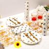200 Pcs Bee Guest Napkins 2 Ply Disposable Paper Hand Towel for Bathroom Spring Yellow Napkins Floral Bathroom Hand Towels for Honey Bee Birthday Baby Shower Party Decoration Lunch Dinner Kitchen view 3