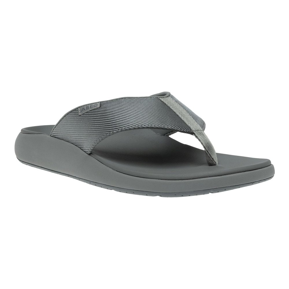 ABEO Alpha Flip Flops for Men | Orthopedic Sandals | High Arch Support | Plantar Fasciitis Relief Sandals | Built-in Metatarsal Pad for Forefoot Pain Grey