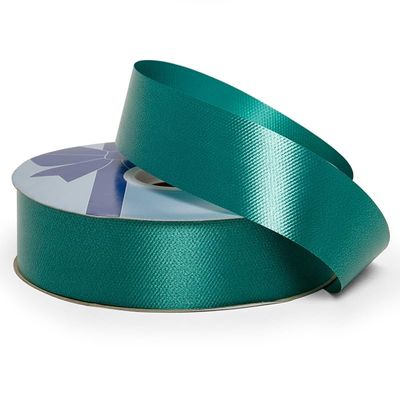 1 7/16" X 100 Yds Teal Embossed Polyethylene Ribbon