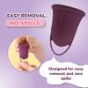 UVA Reusable Menstrual Cup Heavy Flow Kit with Sterilizer - Size B - 10-Year Durable & Leak-Proof Silicone - Large Menstrual Cup, Sterilizer & Traveling Bag Period Cup Set view 2