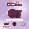 UVA Reusable Menstrual Cup Heavy Flow Kit with Sterilizer - Size B - 10-Year Durable & Leak-Proof Silicone - Large Menstrual Cup, Sterilizer & Traveling Bag Period Cup Set view 4