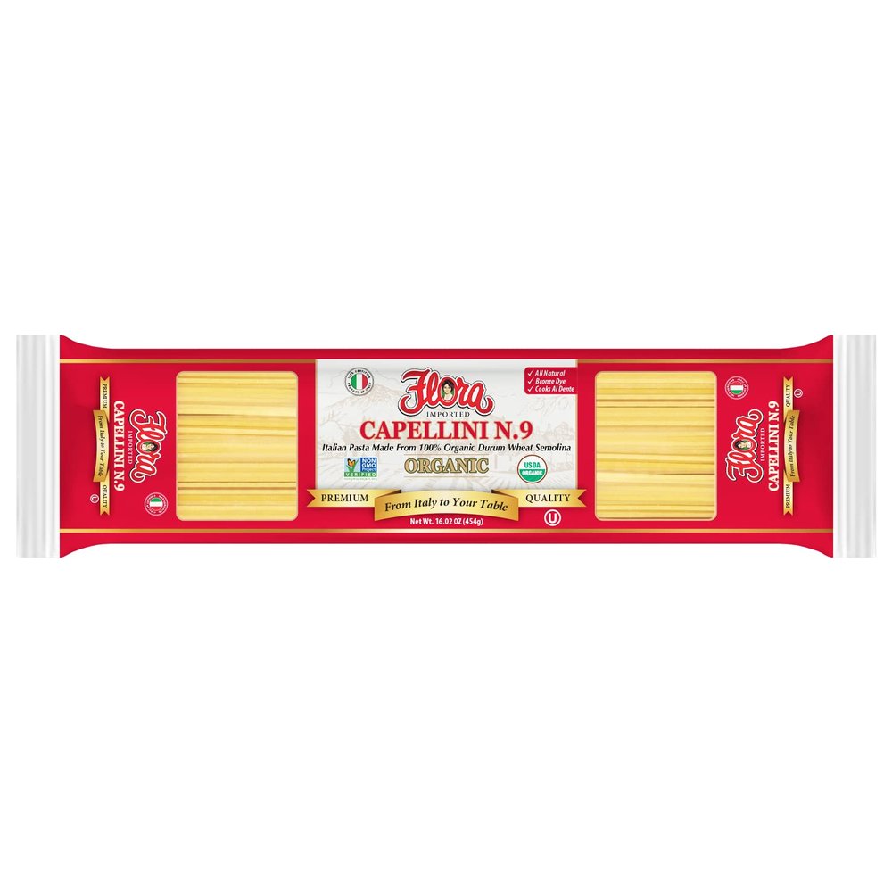 FLORA FINE FOODS CAPELLINI ORGANIC- (BRONZE DIE)