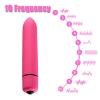 Handheld Personal Bullet Massage Rod Portable Soft Silicone Massage Ball Quiet 10 Modes for Women Pleasure, Waterproof Bullet Tool Powerful Mini Stick for Body Relax,Travel Pocket Size (Pink) view 4