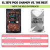 El Jefe Pico Chamoy Beef Jerky - Hand Crafted Small Batch Mexican Style Hispanic Slab Jerky - Bold & Authentic Flavor for Snacking and Entertaining! - 7oz view 4