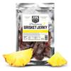 J&K Jerky Beef Brisket Jerky - Pineapple Teriyaki - Hand Crafted Small Batch American Made Slab Jerky's - Bold & Flavorful Snack! - 7oz Big Bag of Jerky's view 1